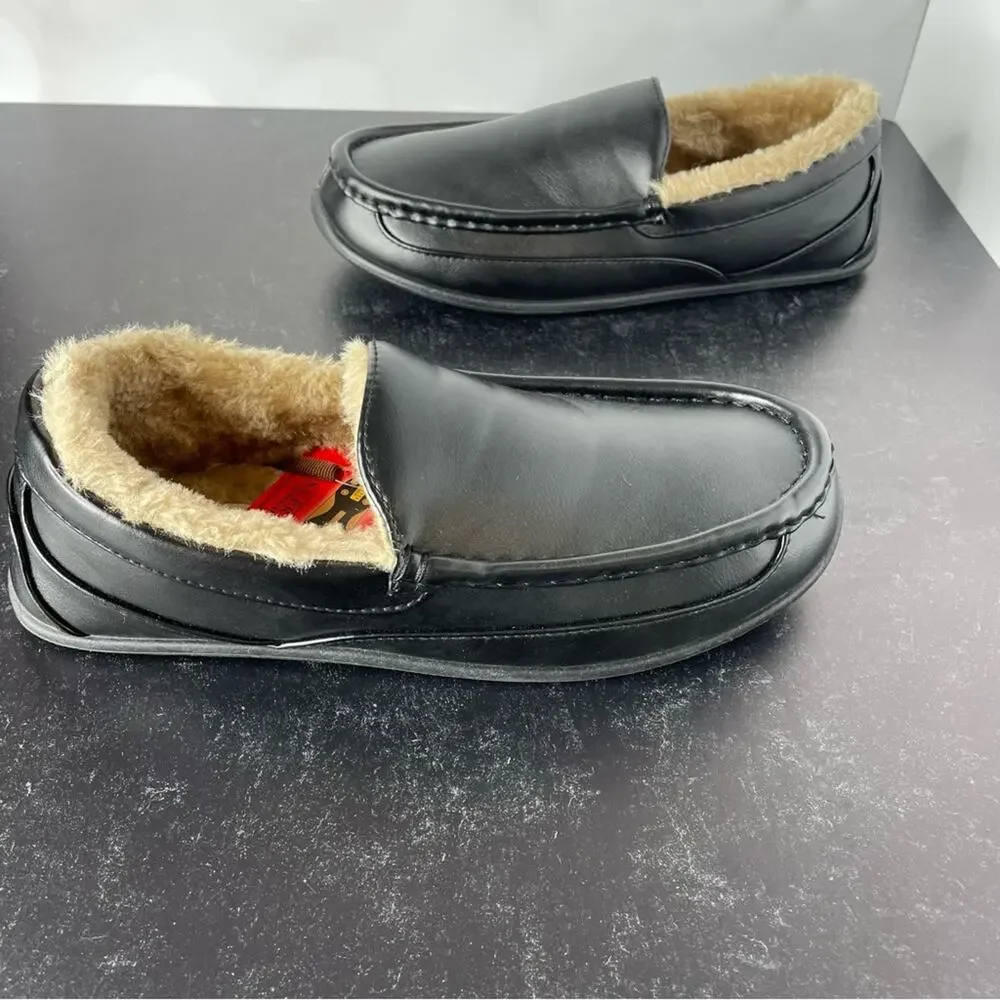DEER STAGS Slipperooz Men’s Spun Indoor Outdoor S.U.P.R.O. Sock Cozy Moccasin 8